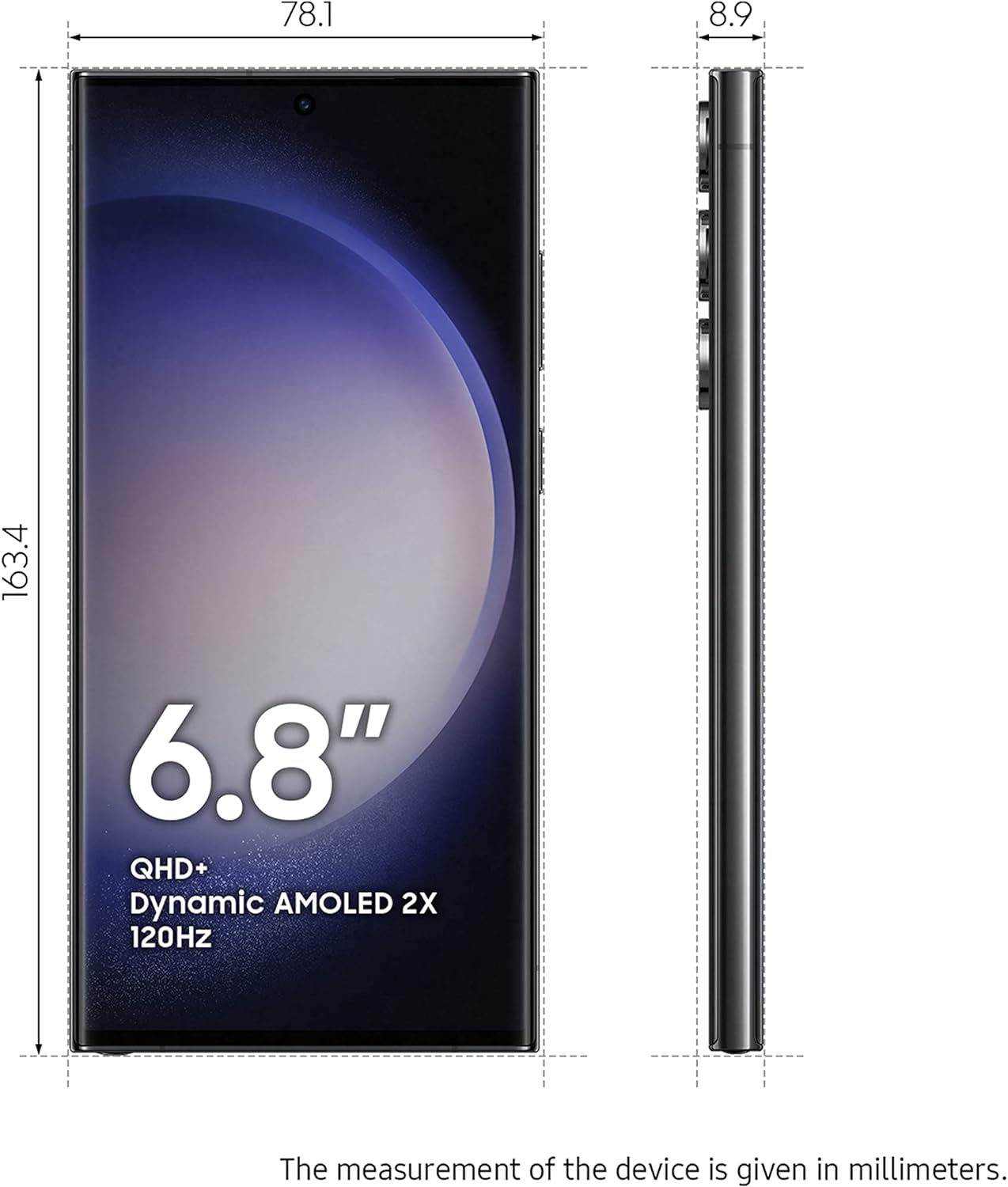 Samsung Galaxy S23 Ultra, 12GB RAM 256GB Phantom Black, UAE Version, 5G  Mobile Phone, Dual SIM, Android Smartphone, 1 Year Manufacturer Warranty:  Buy Online at Best Price in UAE 